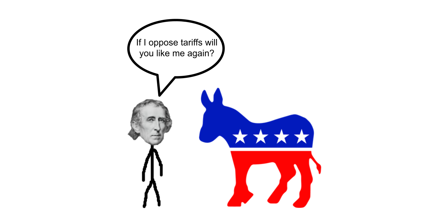 Tyler's trying to win the Democrats back!